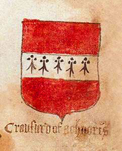 Arms of Crawfurd of Auchencross